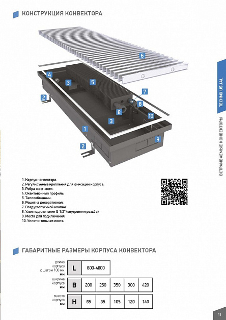 Конвекторы TECHNO