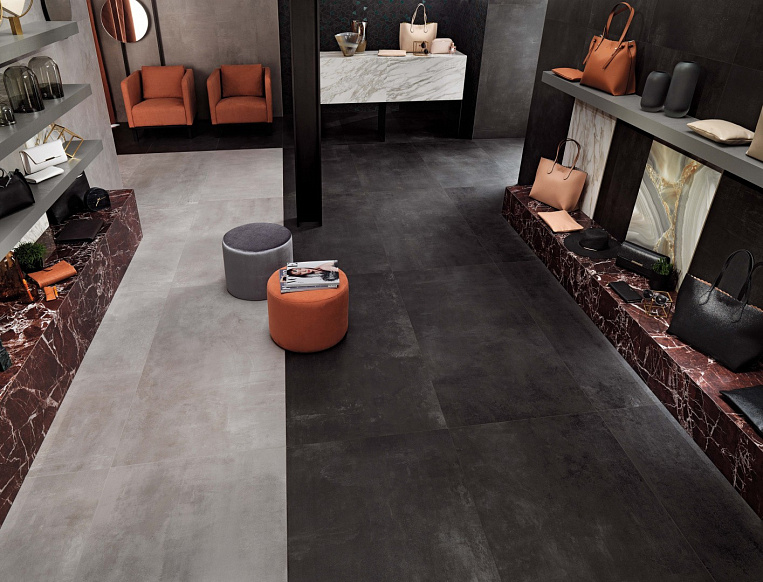 Плитка керамогранит Boost Tarmac 60x60 Matt (1,08 кв.м.) под бетон
