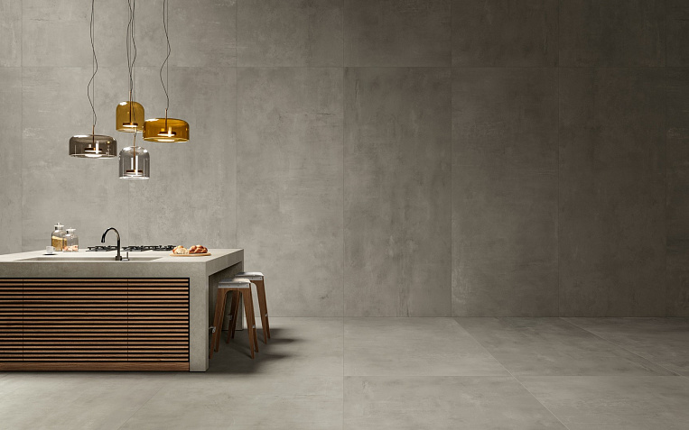 Плитка керамогранит Boost Grey 75x75 Matt (1,125 кв.м.) под бетон